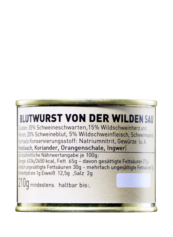 Hausmacher Wild(e) Blutwurst 200g